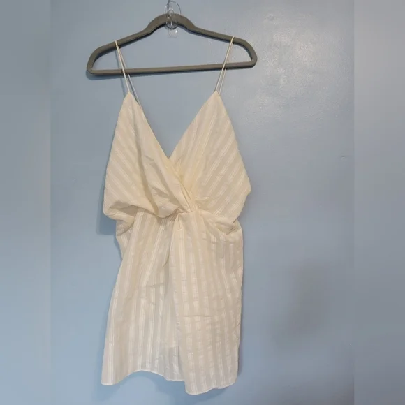 Zara Knotted Stripe Tunic Top Size XL - Picture 4 of 11